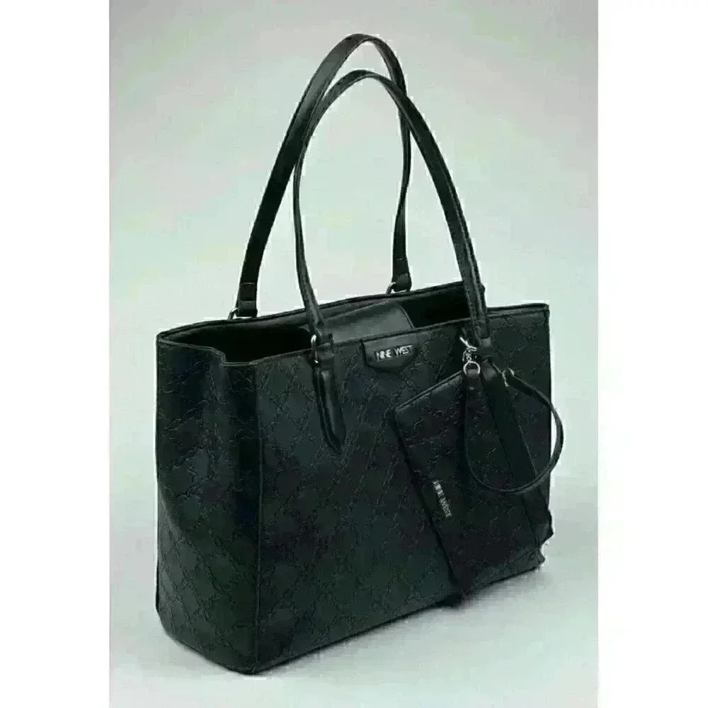 NEW! Nine West Women's Tote Bag with Key Chain - Picture 2 of 4